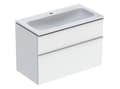 Miniatyrbilde 1 av 2: Møbelsæt iCon smal 2 skuf 90x63 hvid mat