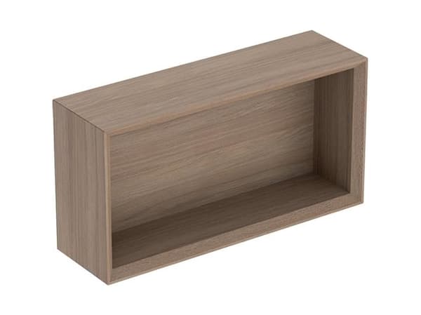 Vægboks iCon rektangulær eg træstruktur