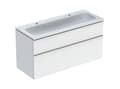 Miniatyrbilde 1 av 2: Møbelsæt iCon smal 2 skuf 120x63 hvid bl
