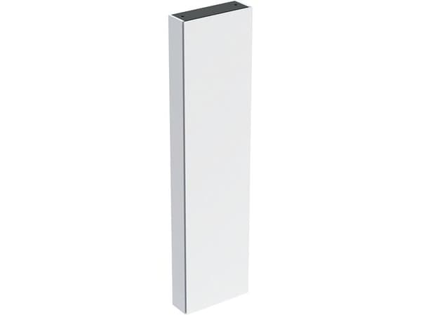 Högskåp iCon 1 dörr + spegel vit blank