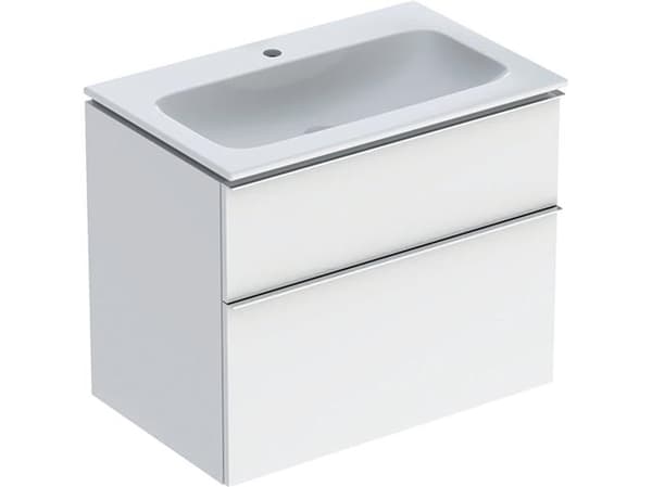 Möbelset iCon smal 2 lådor 75x63 vit bl