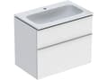 Miniatyrbilde 2 av 2: Møbelsæt iCon smal 2 skuf 75x63 hvid/k m