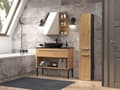 Miniatyrbillede 5 af 7: BADEVÆRELSESSKAB NEL II FARVE ANTRACIT ARTISAN
