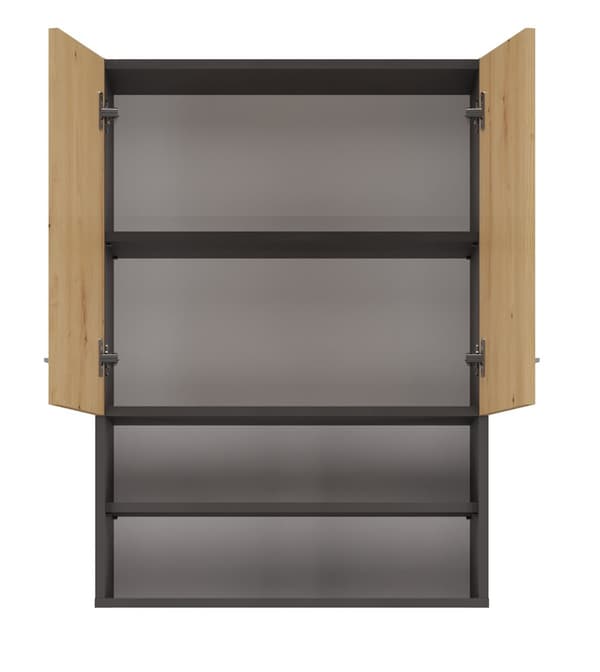 SKÅP ÖVER TVÄTTMASKINEN POLA MINI DK ANTRACIT - ARTISAN OAK