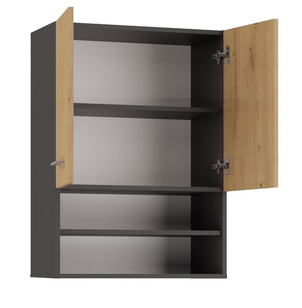 SKÅP ÖVER TVÄTTMASKINEN POLA MINI DK ANTRACIT - ARTISAN OAK