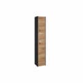 Miniatyrbillede 1 af 7: BADEVÆRELSESSKABSSØJLE S33 ANTRACIT FARVE ARTISAN OAK