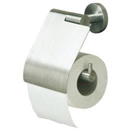 Toalettpappershållare Boston med lock Borstad