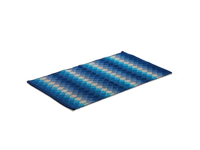 Badrumsmatta Ethno 50x80 cm Etol Design Färg: Turkos