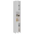 Miniatyrbilde 4 av 10: vidaXL Baderomsskap hvit 30x30x183,5 cm sponplate