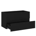 Miniatyrbilde 4 av 9: vidaXL Servantskap svart 80x38,5x45 cm konstruert tre