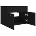 Miniatyrbilde 7 av 10: vidaXL Servantskap svart 60x38,5x46 cm konstruert tre