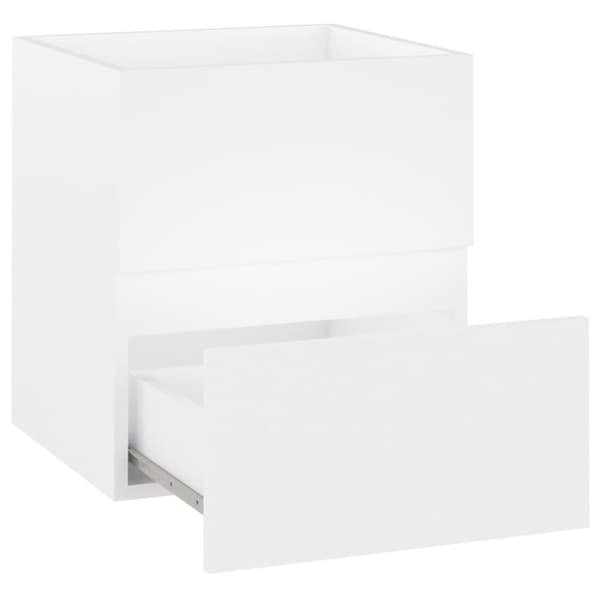 vidaXL Servantskap hvit 41x38,5x45 cm konstruert tre
