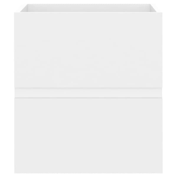 vidaXL Servantskap hvit 41x38,5x45 cm konstruert tre