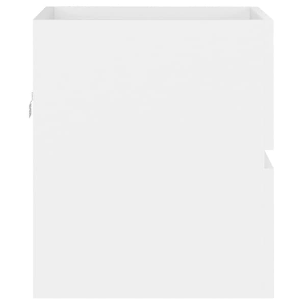 vidaXL Servantskap hvit 41x38,5x45 cm konstruert tre