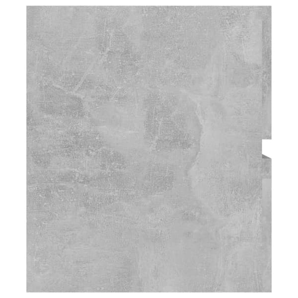 vidaXL Tvättställsskåp betonggrå 80x38,5x45 cm konstruerat trä