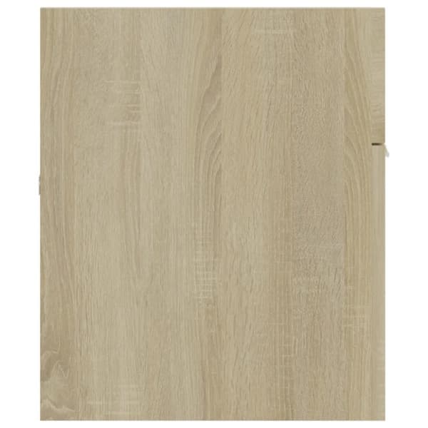 vidaXL skab til håndvask 100x38,5x46 cm konstrueret træ sonoma-eg