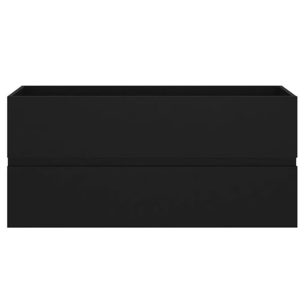 vidaXL Allaskaappi musta 100x38,5x45 cm tekninen puu