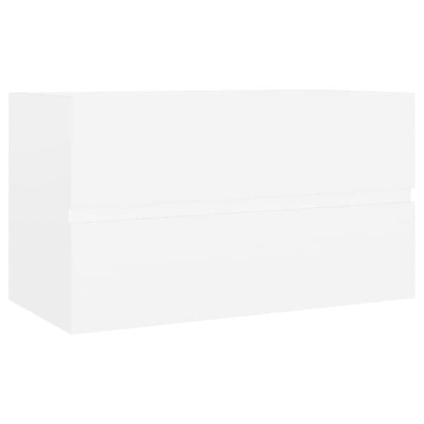 vidaXL skab til håndvask 80x38,5x45 cm konstrueret træ hvid