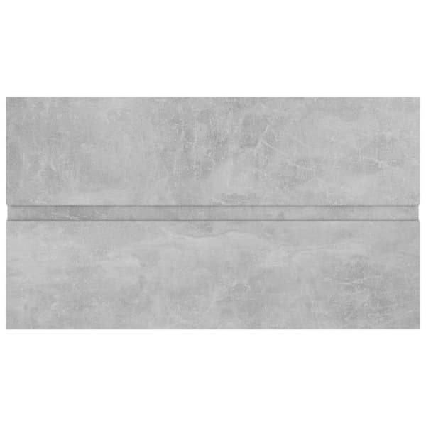 vidaXL skab til håndvask 80x38,5x45 cm konstrueret træ betongrå
