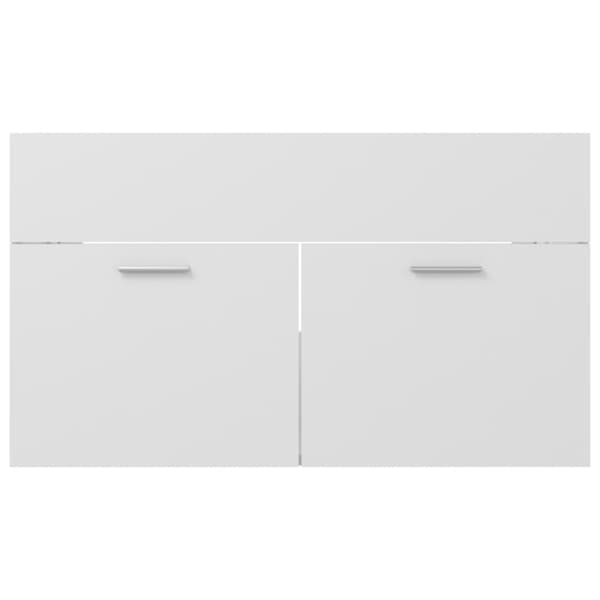 vidaXL skab til håndvask 80x38,5x46 cm konstrueret træ hvid