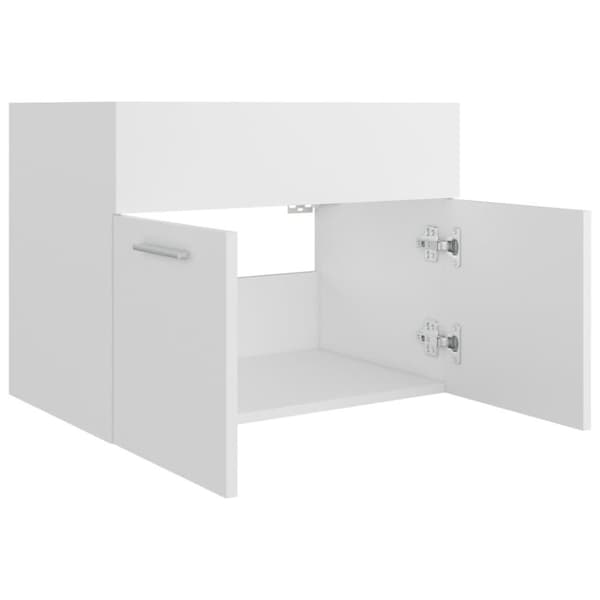 vidaXL Allaskaappi valkoinen 60x38,5x46 cm tekninen puu