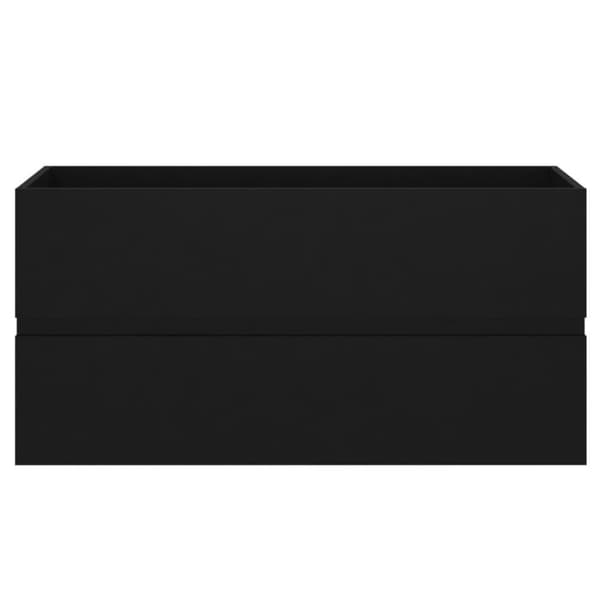 vidaXL Allaskaappi musta 90x38,5x45 cm tekninen puu
