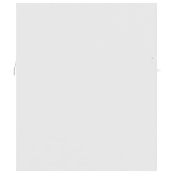vidaXL Servantskap hvit 41x38,5x46 cm konstruert tre