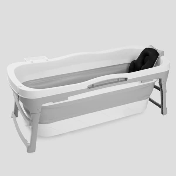 Tubfamily - Vikbar badbalja för vuxna - grå - 143cm