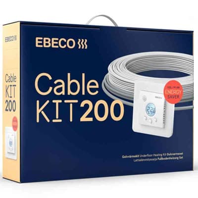 Elgolvvärme Ebeco 200 Med Termostat EB-Therm 205 107 m