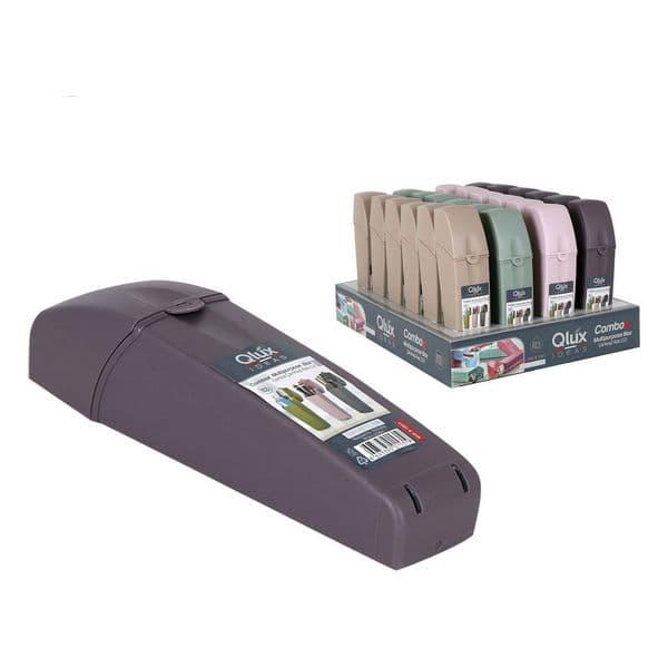 Tannbørste-holder Qlux Plast (21 x 5 x 5 cm)