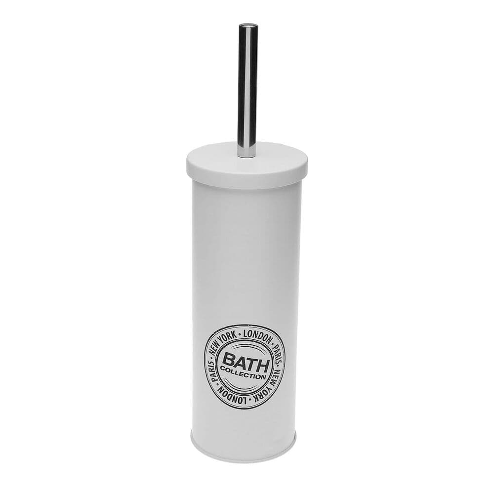 Brush holder Versa Bath Vit Stål Järn