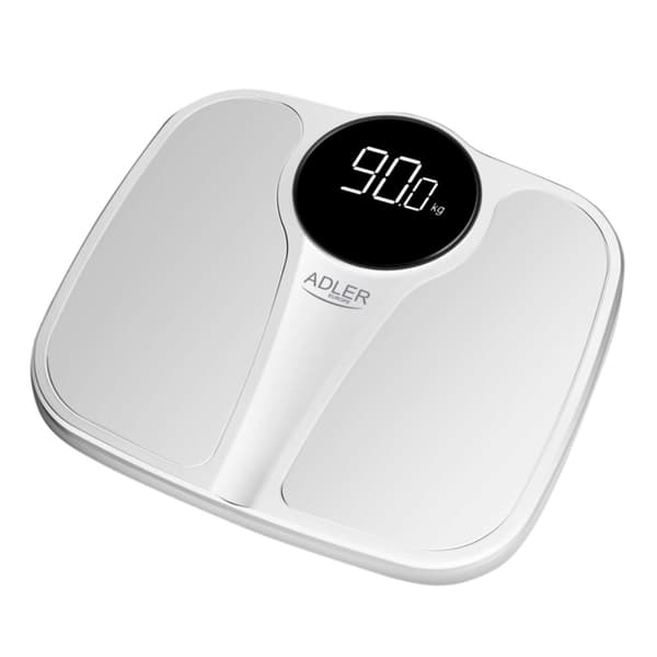 Adler personvekt 180kg - hvit