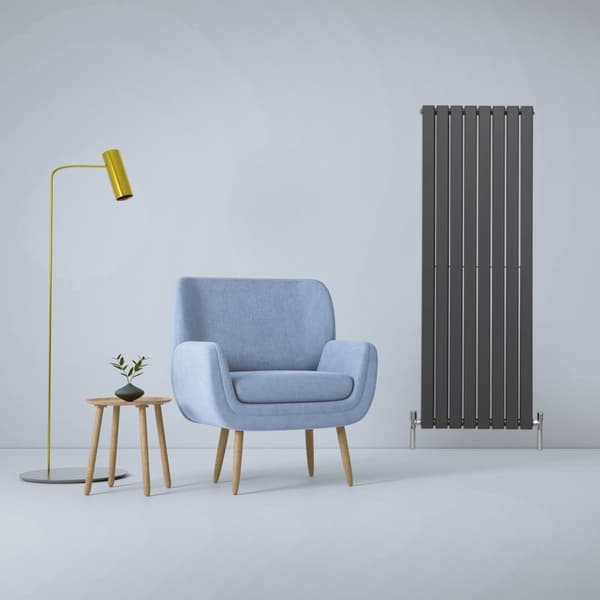 Designer Flat Panel Radiators – Dark Grey, Black, White