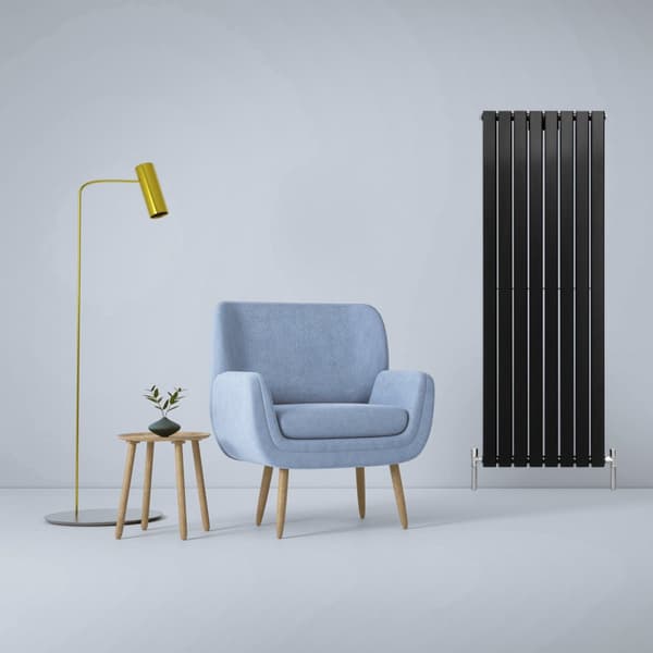 Designer Flat Panel Radiators – Dark Grey, Black, White