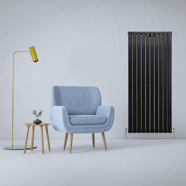 Designer Flat Panel Radiators – Dark Grey, Black, White