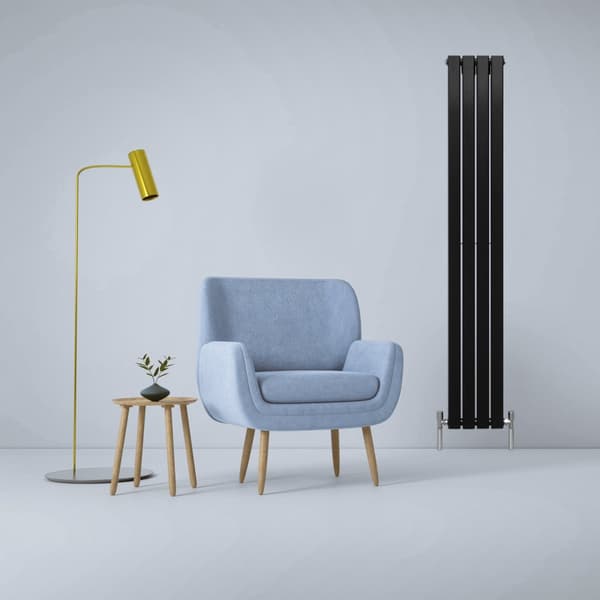 Designer Flat Panel Radiators – Dark Grey, Black, White