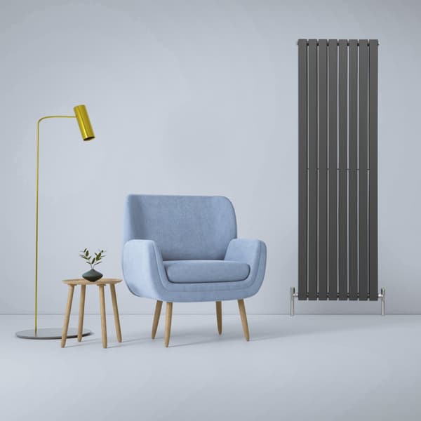 Designer Flat Panel Radiators – Dark Grey, Black, White