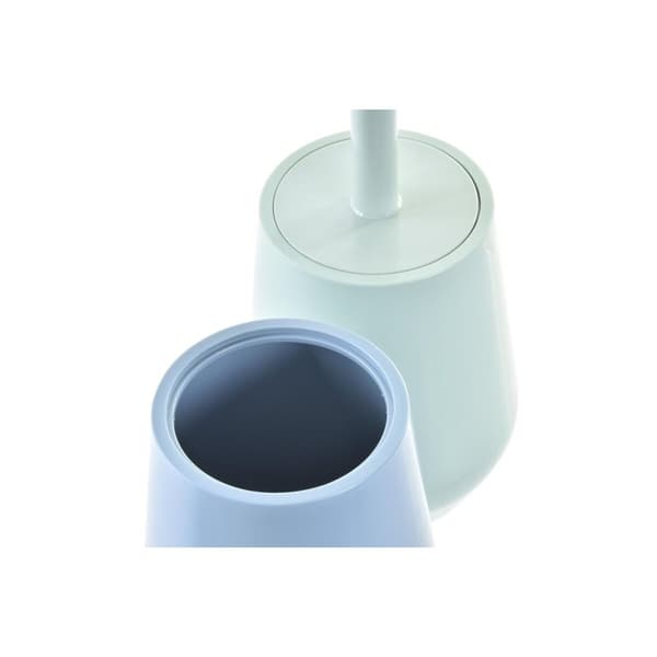 Toiletbørste DKD Home Decor Grøn polystyren 12 x 12 x 34,5 cm (2 enheder)