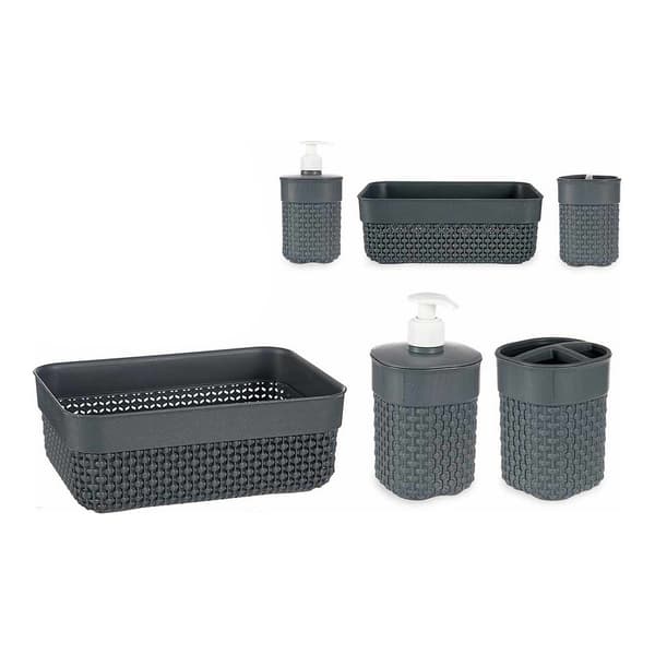 Conjunto de Banho Berilo Antracit Plastik