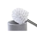 Miniatyrbild 2 av 3: Toalettborste DKD Home Decor Grå Rosa Silvrig Ljusrosa Metall Aluminium Dolomite Urban 9,8 x 9,8 x 39 cm (2 antal)