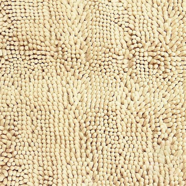 Chenille baderomsteppe, 50 x 80 - Sand