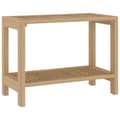 Miniatyrbillede 3 af 8: vidaXL badeværelsesbord 60x30x45 cm massivt teaktræ