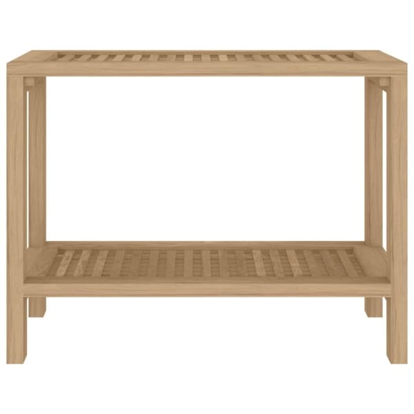 vidaXL badeværelsesbord 60x30x45 cm massivt teaktræ