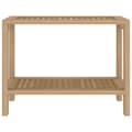 Miniatyrbillede 4 af 8: vidaXL badeværelsesbord 60x30x45 cm massivt teaktræ