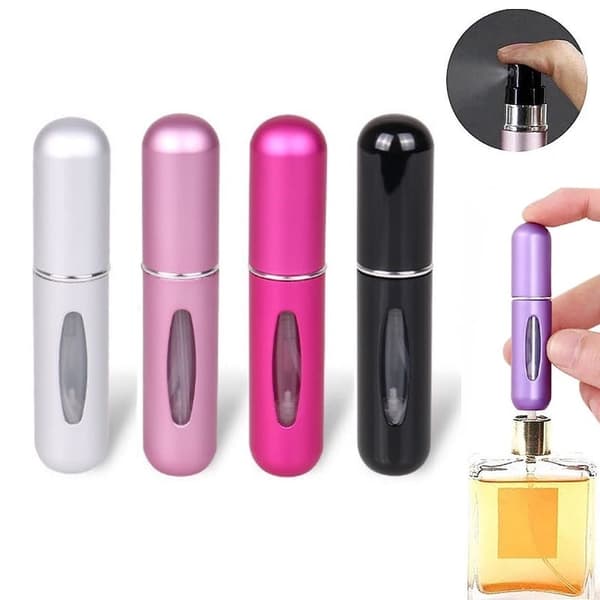 Genopfyld parfumeflaske genopfyldningsflaske genopfyldningsspray Lyserød neon