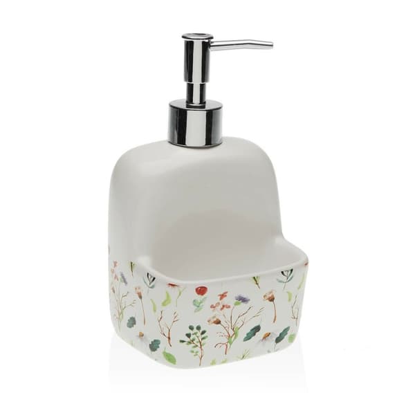 Tvåldispenser Versa Sansa Virágok Keramik 9,4 x 17,8 x 10,5 cm