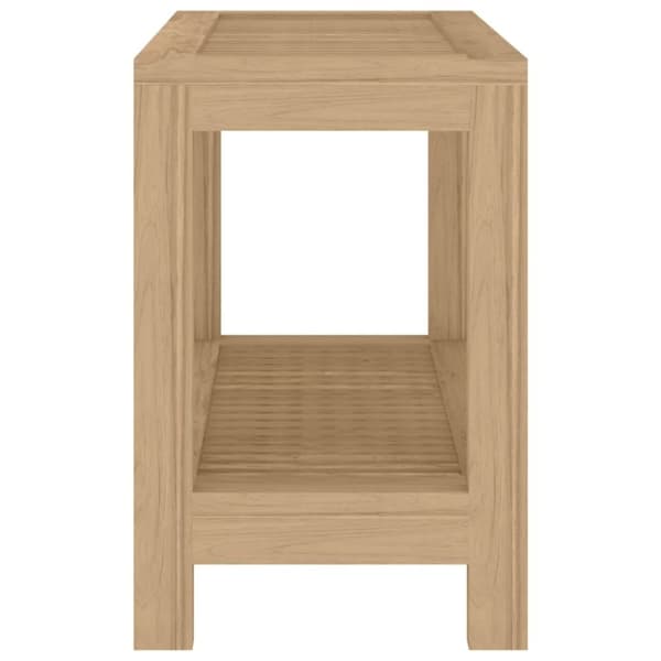 vidaXL Sidebord til baderom 60x30x45 cm heltre teak