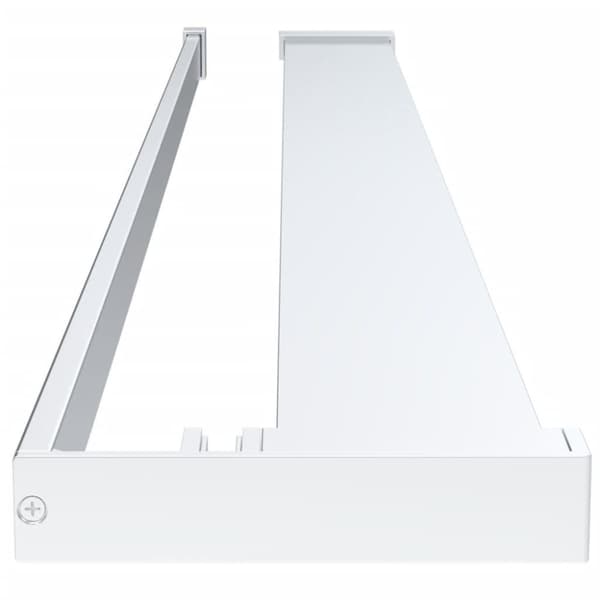 vidaXL Duschhylla för duschvägg krom 80 cm aluminium
