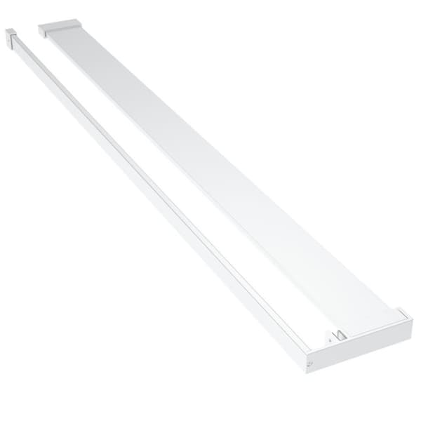 vidaXL Duschhylla för duschvägg krom 80 cm aluminium