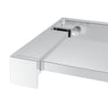 Miniatyrbilde 5 av 8: vidaXL Dusjhylle for dusjvegg krom 100 cm aluminium